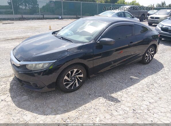 2HGFC4B04GH302369 2016 HONDA CIVIC Black Vista tres cuartos delantera izquierda
