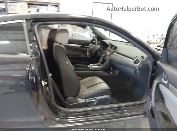 2HGFC4B04GH315834 2016 HONDA CIVIC Black Front interior view