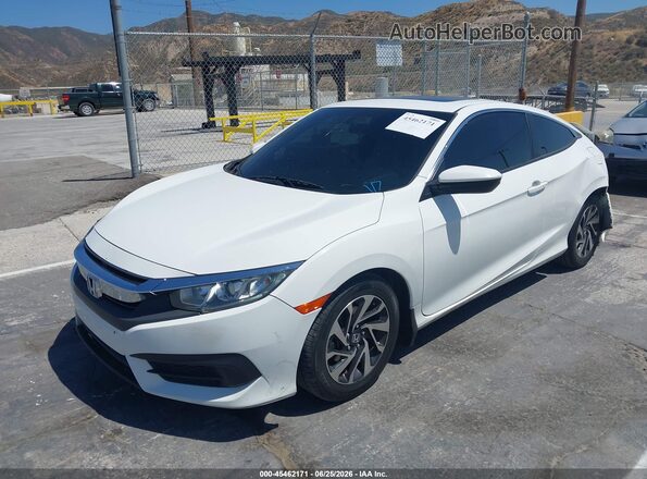 2HGFC4B04GH315980 2016 HONDA CIVIC White Առջևի ձախ երեք քառորդ տեսարան