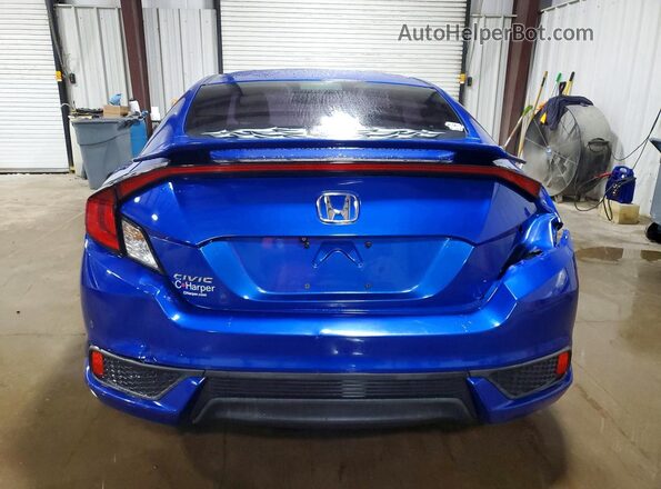 2HGFC4B04HH309372 2017 HONDA CIVIC Blue უკანა ხედი