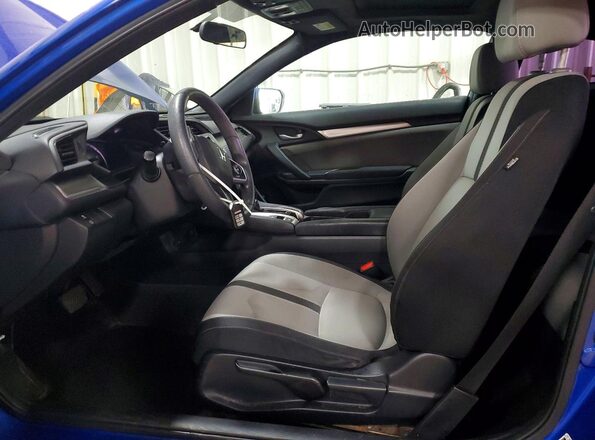 2HGFC4B04HH309372 2017 HONDA CIVIC Blue წინა სალონის ხედი