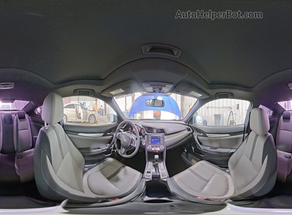 2HGFC4B04HH309372 2017 HONDA CIVIC Blue VIN კოდის სტიკერის ხედი