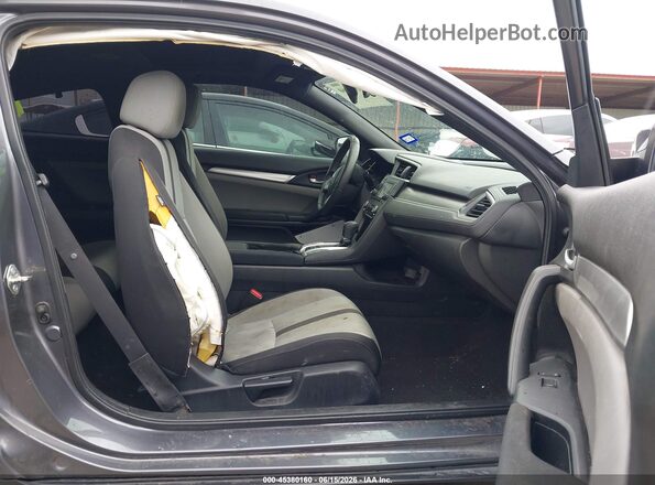 2HGFC4B05GH315504 2016 HONDA CIVIC Gray Вид салону спереду