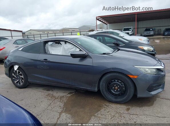 2HGFC4B05GH315504 2016 HONDA CIVIC Gray Вид задньої частини салону
