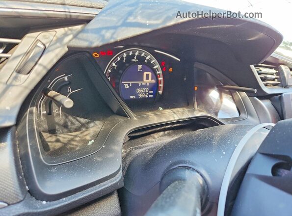 2HGFC4B05HH302205 2017 HONDA CIVIC Red Սարքավորումների վահանակի տեսք