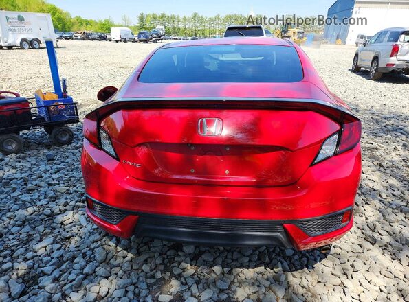 2HGFC4B05HH302205 2017 HONDA CIVIC Red Հետևի տեսք