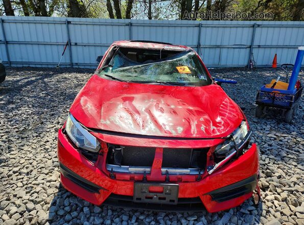 2HGFC4B05HH302205 2017 HONDA CIVIC Red Դիմացի տեսք