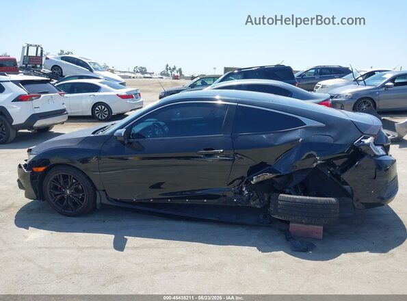 2HGFC4B05HH310062 2017 HONDA CIVIC Black უკანა სალონის ხედი