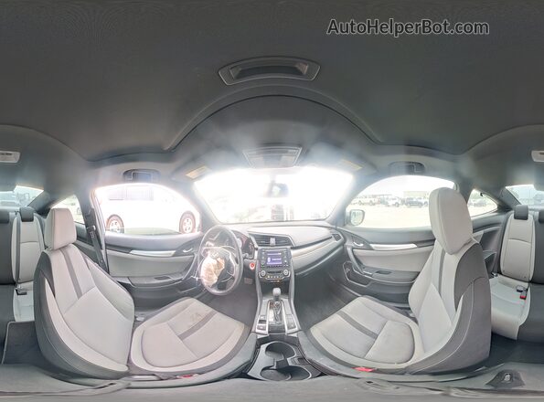 2HGFC4B05JH302906 2018 HONDA CIVIC Blue Vista de la etiqueta del VIN