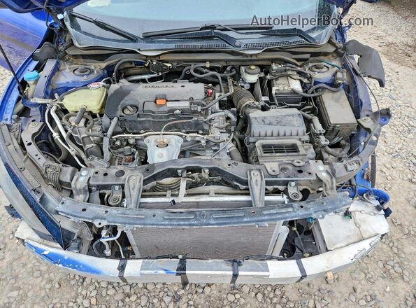 2HGFC4B06GH302423 2016 HONDA CIVIC Blue Սալոնի հետևի տեսք
