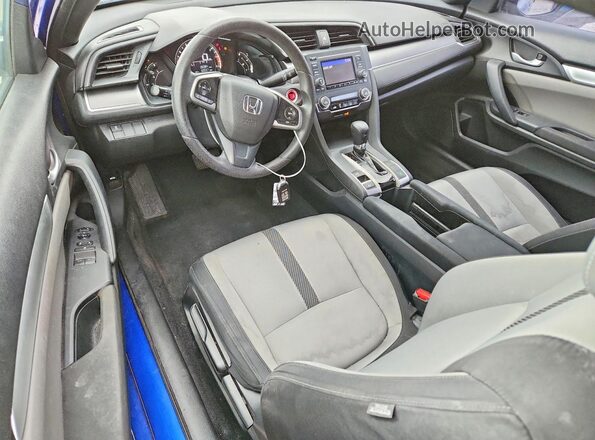2HGFC4B06GH302423 2016 HONDA CIVIC Blue Առջևի վահանակի տեսք