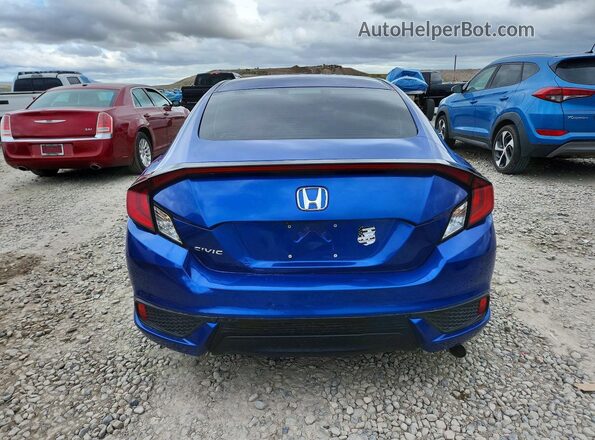 2HGFC4B06GH302423 2016 HONDA CIVIC Blue Հետևի տեսք