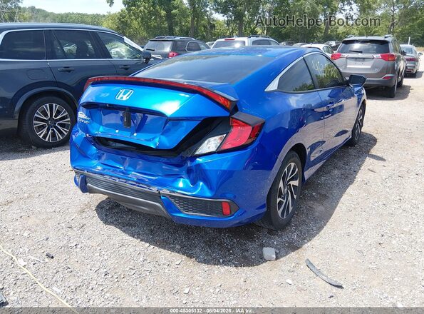 2HGFC4B06GH303653 2016 HONDA CIVIC Синий Задняя правая четверть