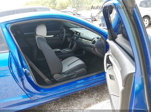 2HGFC4B06GH303653 2016 HONDA CIVIC Синий Вид салона спереди