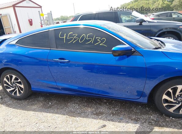 2HGFC4B06GH303653 2016 HONDA CIVIC Синий Вид щитка приборов