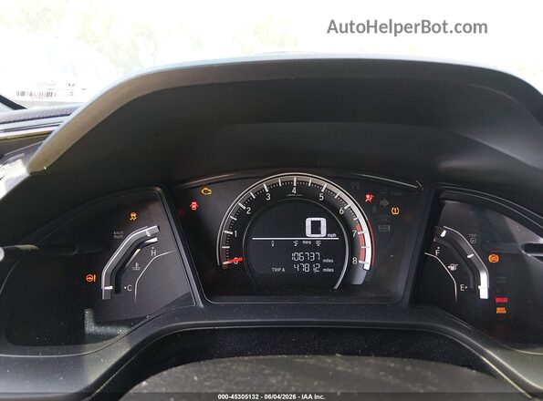 2HGFC4B06GH303653 2016 HONDA CIVIC Синий Вид задних сидений