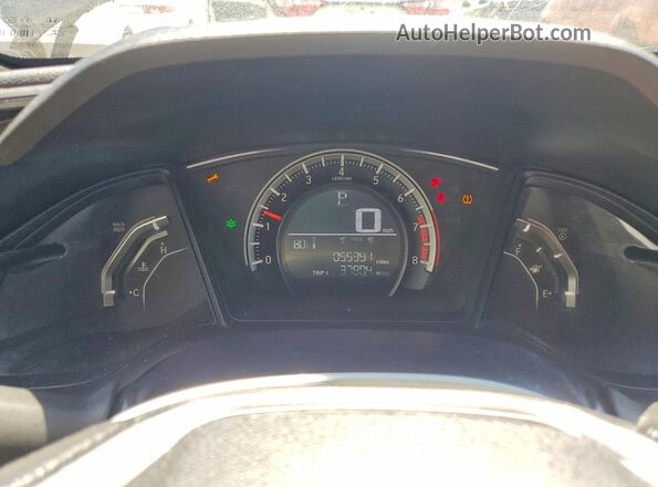 2HGFC4B06GH312532 2016 HONDA CIVIC Black Vista del cuadro de instrumentos