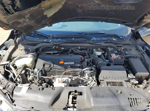 2HGFC4B06HH307834 2017 HONDA CIVIC Black უკანა სალონის ხედი