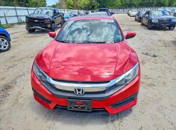 2HGFC4B06JH306043 2018 HONDA CIVIC Red Widok z przodu