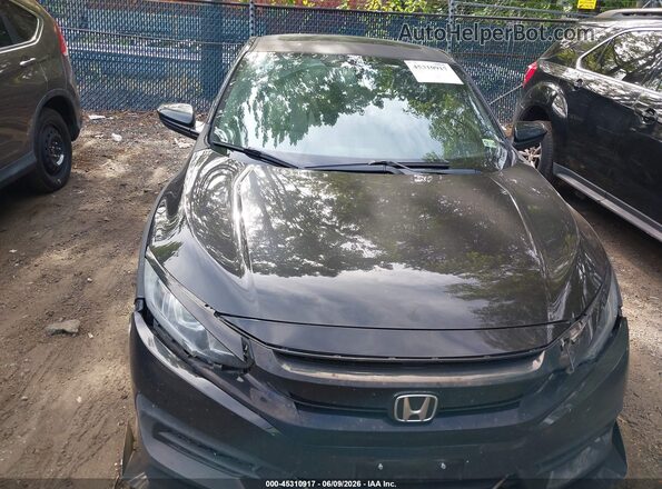 2HGFC4B07GH310420 2016 HONDA CIVIC Black Vista del cuadro de instrumentos