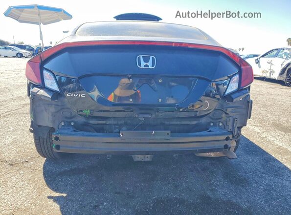 2HGFC4B08GH302374 2016 HONDA CIVIC Black Rear view