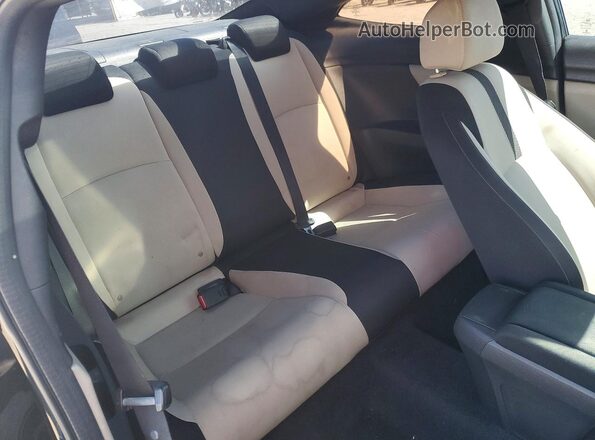 2HGFC4B08GH302374 2016 HONDA CIVIC Black Rear seats view
