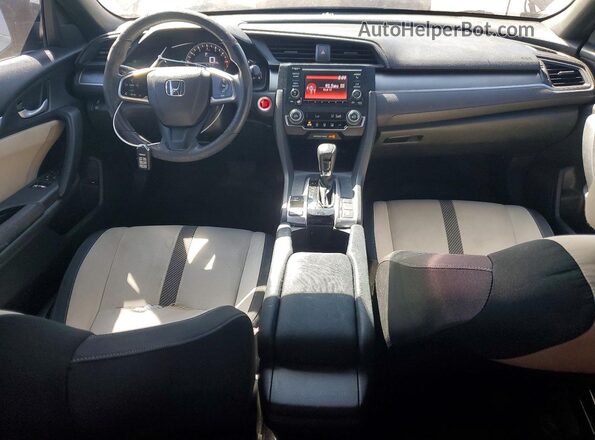 2HGFC4B08GH302374 2016 HONDA CIVIC Black Dashboard view