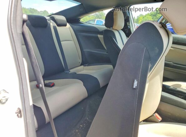 2HGFC4B08GH313746 2016 HONDA CIVIC White Rear seats view