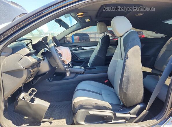 2HGFC4B0XGH314557 2016 HONDA CIVIC Black Вид салону спереду