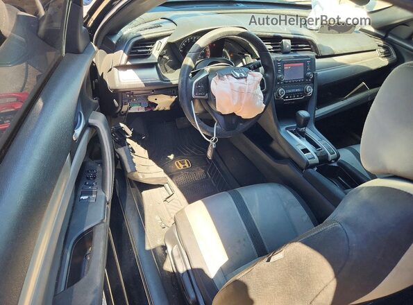 2HGFC4B0XGH314557 2016 HONDA CIVIC Black Вид панелі приладів