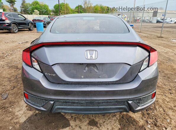 2HGFC4B0XJH300777 2018 HONDA CIVIC Silver Вид ззаду