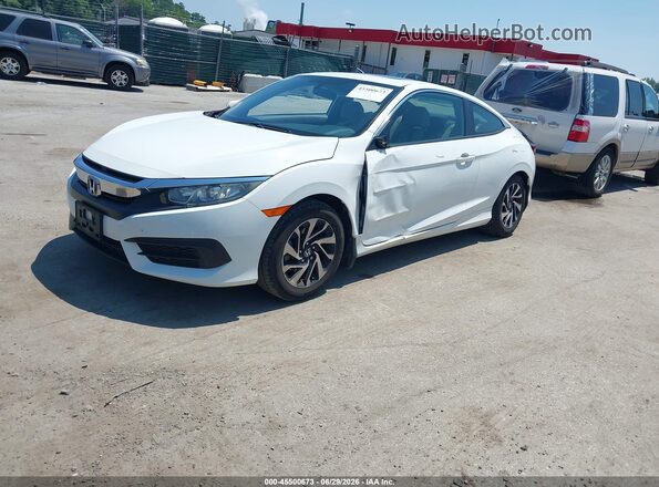 2HGFC4B0XJH303565 2018 HONDA CIVIC White Vista tres cuartos delantera izquierda