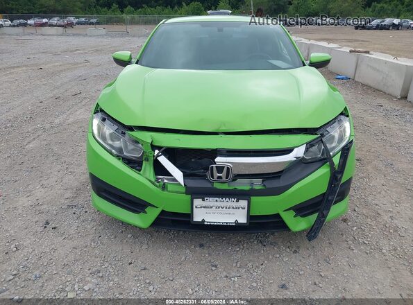 2HGFC4B50GH309797 2016 HONDA CIVIC Green Widok z przodu