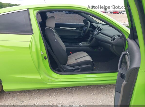 2HGFC4B50GH309797 2016 HONDA CIVIC Green Widok wnętrza z przodu