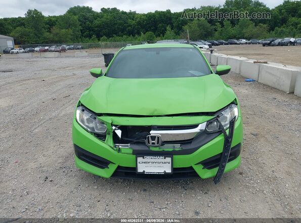 2HGFC4B50GH309797 2016 HONDA CIVIC Green Widok zestawu wskaźników