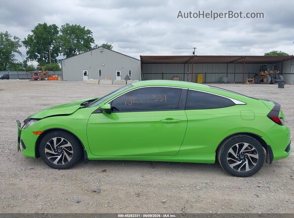 2HGFC4B50GH309797 2016 HONDA CIVIC Green Widok wnętrza 360 stopni