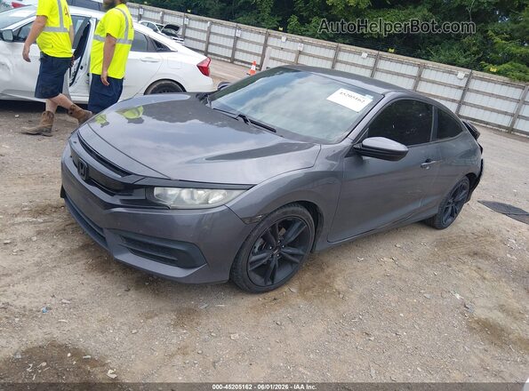2HGFC4B52HH308765 2017 HONDA CIVIC Gray Vista tres cuartos delantera izquierda