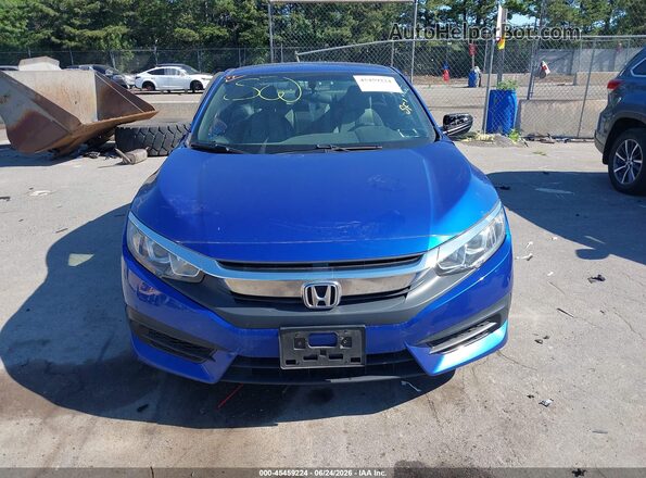 2HGFC4B52JH306813 2018 HONDA CIVIC Blue Widok wnętrza z tyłu
