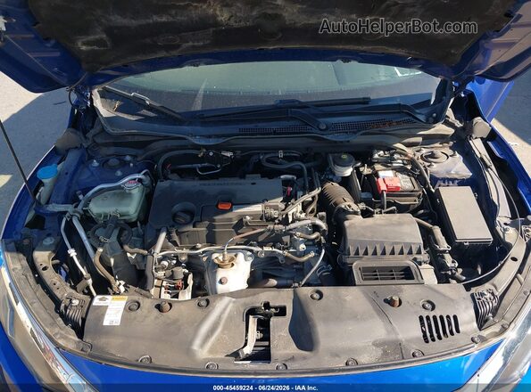 2HGFC4B52JH306813 2018 HONDA CIVIC Blue Widok z tyłu