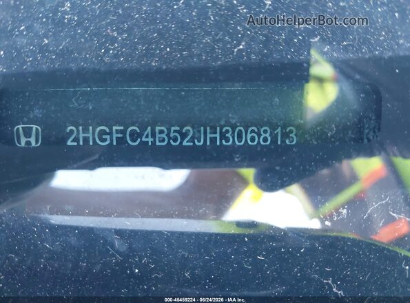 2HGFC4B52JH306813 2018 HONDA CIVIC Blue 