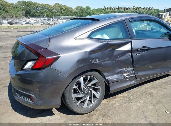 2HGFC4B53HH300450 2017 HONDA CIVIC Gray Front view