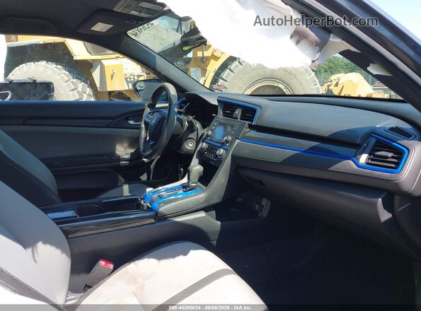 2HGFC4B53HH300450 2017 HONDA CIVIC Gray Front interior view