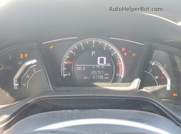 2HGFC4B53HH311223 2017 HONDA CIVIC Белый Вид щитка приборов