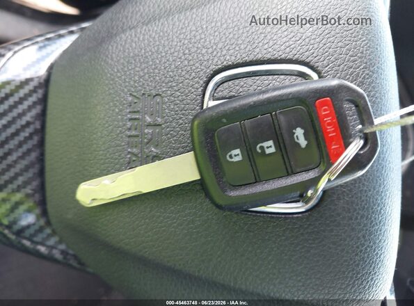 2HGFC4B54GH304294 2016 HONDA CIVIC Black Widok deski rozdzielczej