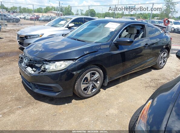 2HGFC4B54GH304294 2016 HONDA CIVIC Black Przód lewy