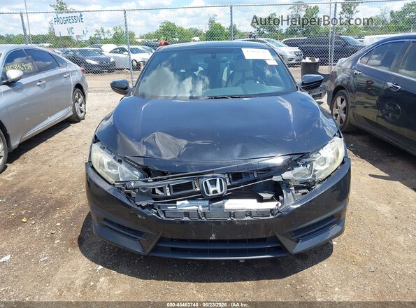 2HGFC4B54GH304294 2016 HONDA CIVIC Black Widok wnętrza z tyłu