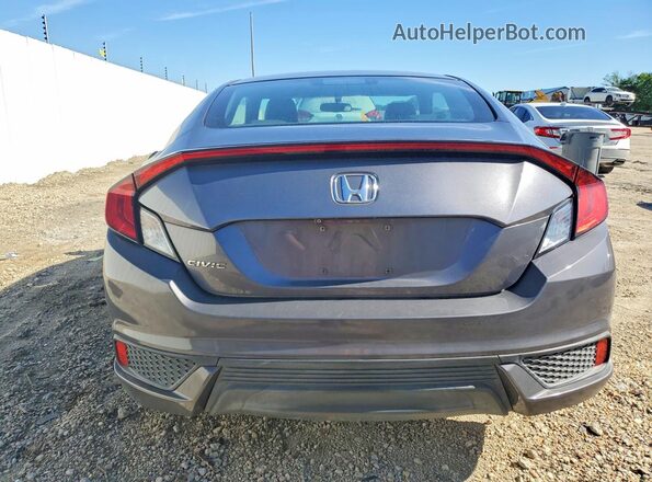 2HGFC4B55HH303916 2017 HONDA CIVIC Gray Rear view