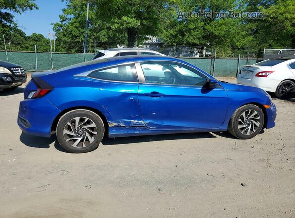 2HGFC4B55HH307397 2017 HONDA CIVIC Blue უკანა მარჯვენა