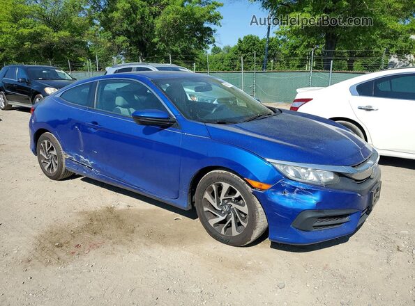 2HGFC4B55HH307397 2017 HONDA CIVIC Blue წინა მარჯვენა