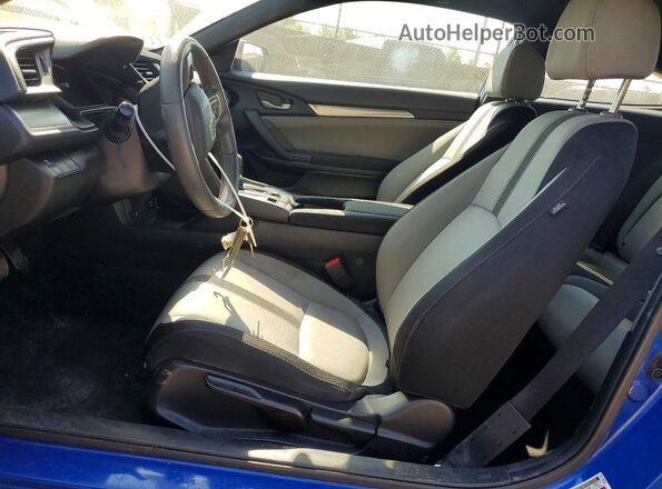 2HGFC4B55HH307397 2017 HONDA CIVIC Blue წინა სალონის ხედი